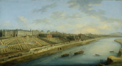 グルネルから見たパッシーとシャイヨー、1743年頃（絵画） 作： Charles Leopold Grevenbroeck