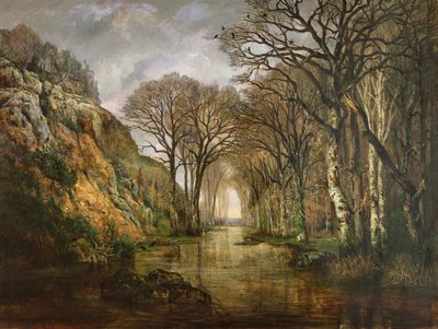 エルドル、冬、1857 作： Charles Leroux