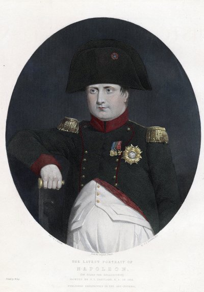 ベロフォン号に乗ったナポレオンの最新の肖像画 - Eastlake, Sir Charles Lock (1793-1865) - 1815 - エッチング、水彩 - 29,5x22,4 - 個人蔵 作： Charles Lock Eastlake
