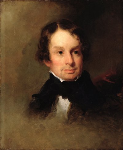 ヘンリーワズワースロングフェロー（1807-82）の肖像 作： Charles Loring Elliot