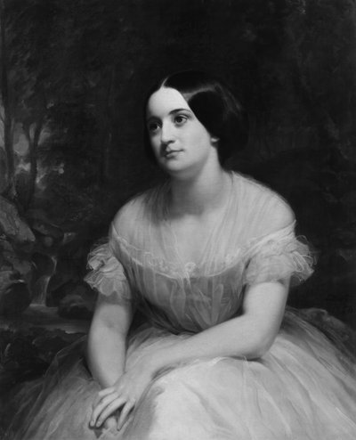 ジェームズ・クリントン・グリスウォルド夫人、1854年。 作： Charles Loring Elliott