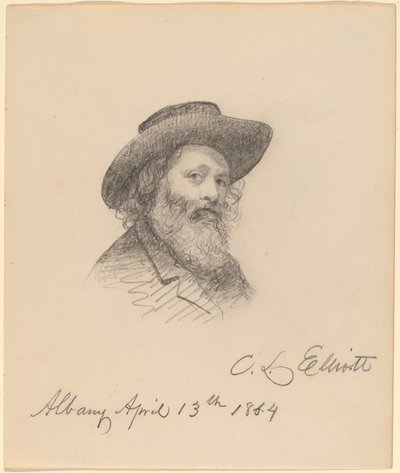 アーティストの肖像 Asa W. Twitchell 作： Charles Loring Elliott