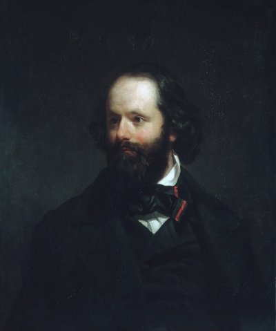 アーティストの肖像、約。 1850年。 作： Charles Loring Elliott