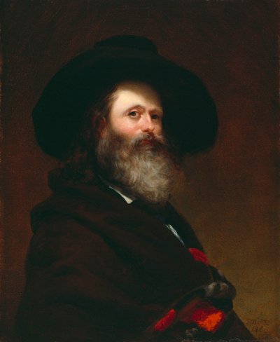 自画像 作： Charles Loring Elliott