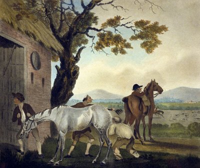 F.ジュークス（1745-1812）が彫った『パイトリー・ハント』の「トリック」。 作： Charles Lorraine (after) Smith