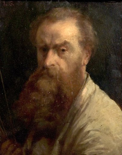自画像 作： Charles Louis Gratia
