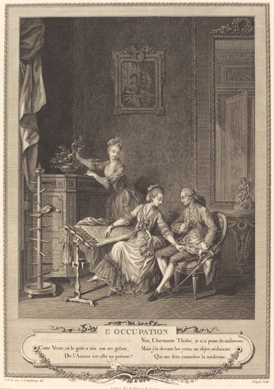 場所 作： Charles Louis Lingée after Sigmund Freudenberger