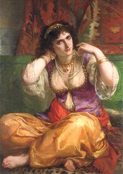 オダリスク 作： Charles Louis Lucien Muller