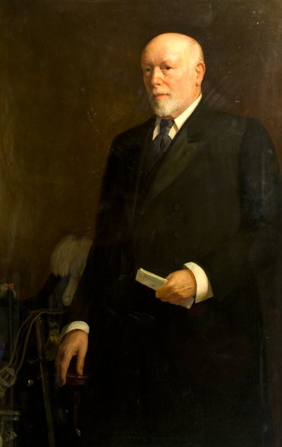 David Dewar、1909年頃（キャンバスに油彩） 作： Charles Louis Mitchell