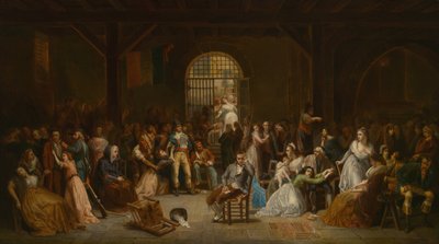 テロの最後の犠牲者の点呼、c。 1850年。 作： Charles Louis Müller