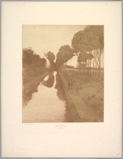 風景のスイート: 風景、プレート 3、ノート、バット 作： Charles Marie Dulac