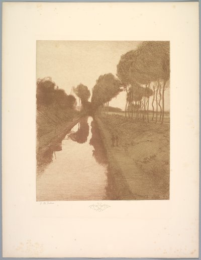 ランドスケープスイート：ランドスケープ、プレート3、ノート、バット、1892〜1893。 作： Charles Marie Dulac