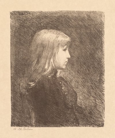 若い女性若い女の子、1892年。 作： Charles Marie Dulac