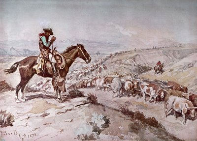 キャトルドライブ 作： Charles Marion Russell
