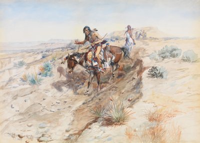 インドのブレーブス、1899 作： Charles Marion Russell