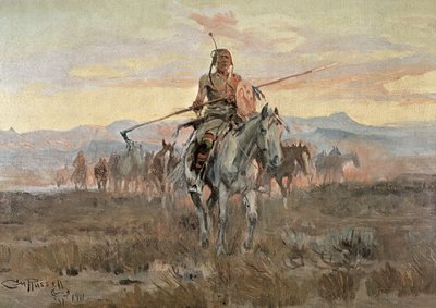 Stolen Horses 作： Charles Marion Russell