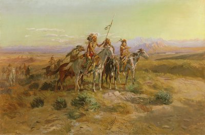 スカウト、1902 作： Charles Marion Russell
