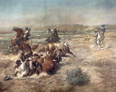 「The Strenuous Life 作： Charles Marion Russell