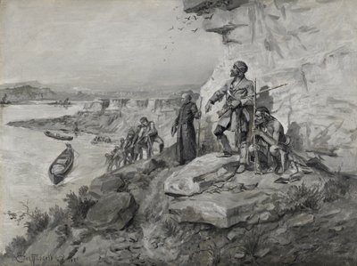 旅行者、1898 作： Charles Marion Russell