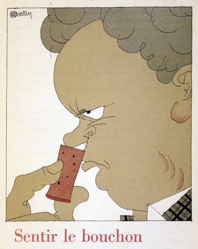 コルクを感じる-シャルル・マルタン（1884-1934）が描いた「Monseigneur le vin」の中で、Fascicle des Etablissements Nicolas 作： Charles Martin