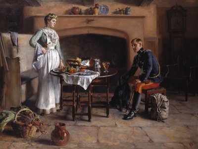 Home Sweet Home、1890年頃 作： Charles Martin Hodges
