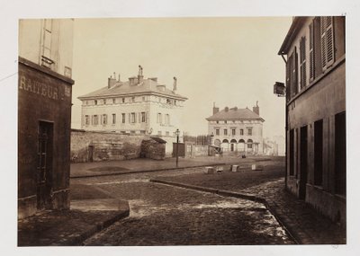 1858-78年、パリのジェラール通りからのバリエールディタリー 作： Charles Marville