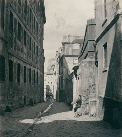 シャルティエール通りの行き詰まり ランス通りのシャルティエール、186569。 作： Charles Marville