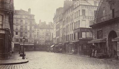 Rue de la Lingerie、Rue Berger、1860年代から70年代。 作： Charles Marville