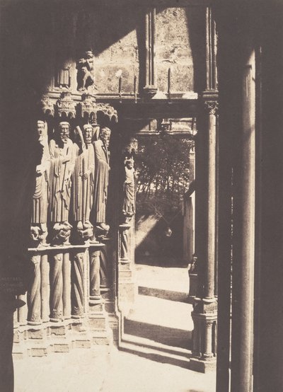 [サウス ポータル、シャルトル大聖堂]、1854 年。 作： Charles Marville