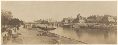 カルーゼル橋からノートルダムを望むセーヌ川 作： Charles Marville