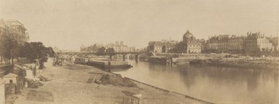 カルーゼル橋からノートルダムを望むセーヌ川、1853年。 作： Charles Marville