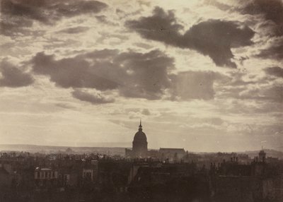 アンヴァリッドの無題の雲に関する調査、1860年。 作： Charles Marville