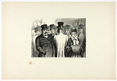The Boulevard of the Italians、Unique Edition of Thirty-Six Woods より 作： Charles Maurand