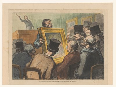 ホテルブイヨンのベール オテル・ブイヨンの絵画愛好家 (オブジェクトのタイトル) 作： Charles Maurand