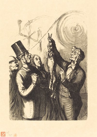 World Expo: フェルトハットメーカー 作： Charles Maurand after Honoré Daumier