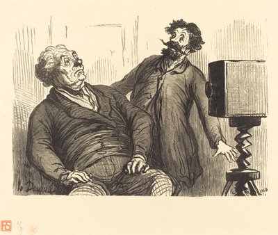 写真家と写真家 作： Charles Maurand after Honoré Daumier