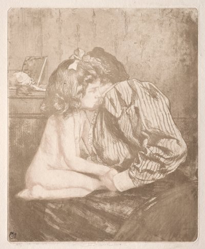 自信、新しい感傷的な教育、1901年から。 作： Charles Maurin