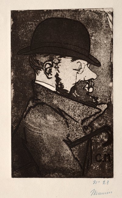 トゥールーズ・ロートレックのアンリ。 作： Charles Maurin
