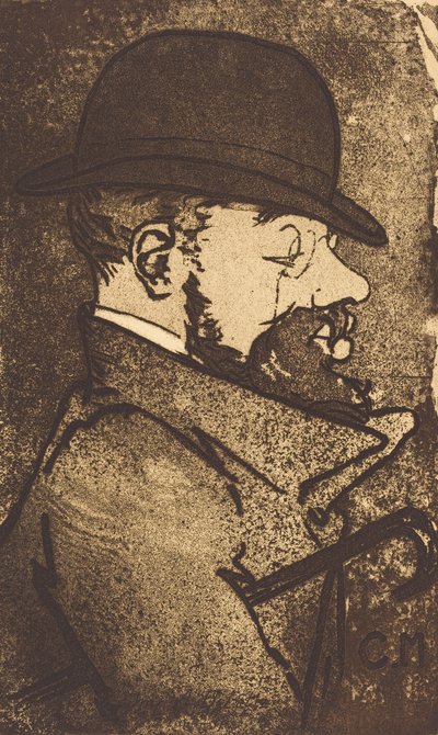 アンリ・ド・トゥールーズ＝ロートレック、1890年。 作： Charles Maurin