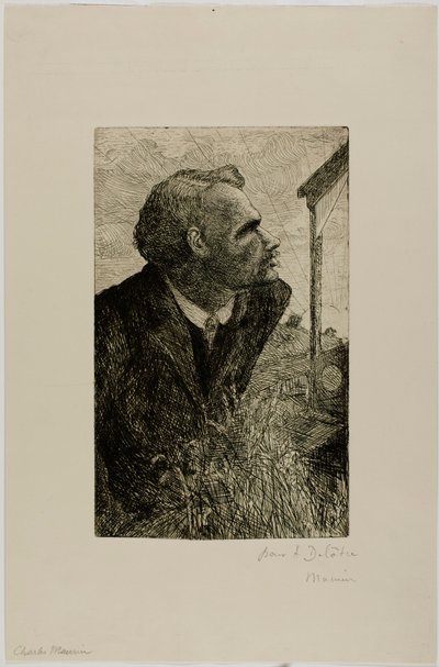 フランソワ・クラウディウス・ラヴァチョルの肖像 作： Charles Maurin