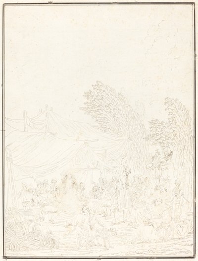 Noce de Village 村の結婚式、1785 年。 作： Charles Melchior Descourtis