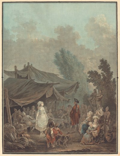 Noce de Village（ヴィレッジウェディング） 作： Charles Melchior Descourtis after Nicolas Antoine Taunay