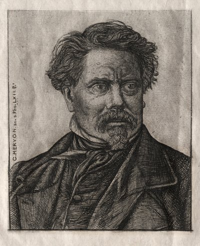 ベンジャミン・フィヨン、文学者 作： Charles Meryon