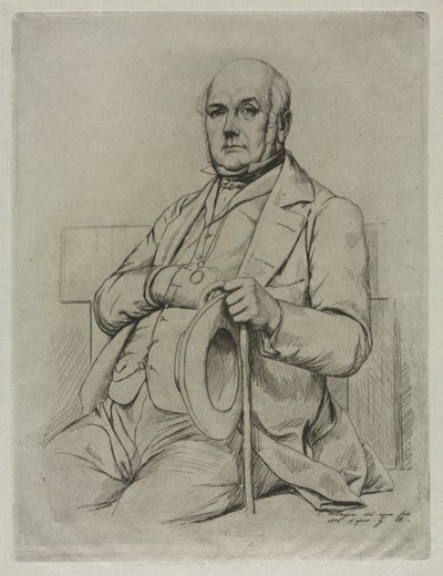 カシミールルコンテ、1856年。 作： Charles Meryon