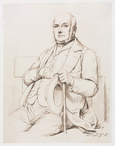 カシミール・ル・コンテ、1856年のブーランジェの後。 作： Charles Meryon