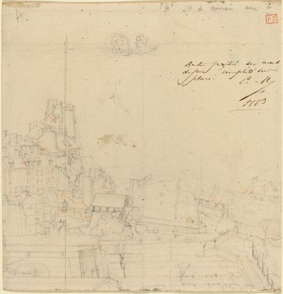 カレッジ・ヘンリー・イヴ 作： Charles Meryon