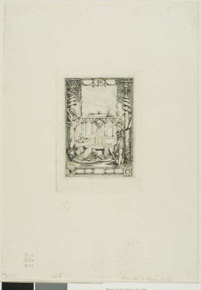 Thomas De Leuの版画カタログの口絵 作： Charles Meryon