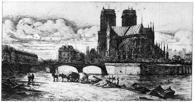 LAbside、c1841-1868 1924 作： Charles Meryon