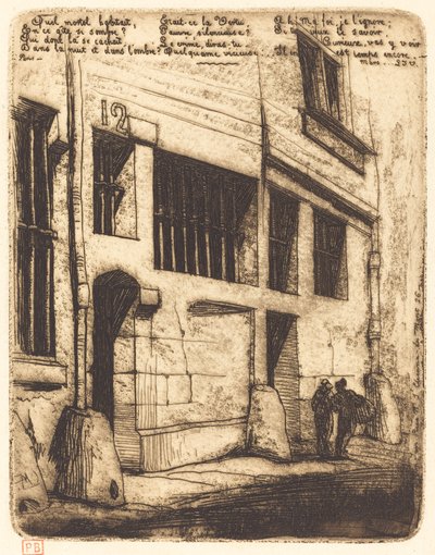 The Street of the Bad Boys, Paris (ザ ストリート オブ ザ バッド ボーイズ) 作： Charles Meryon