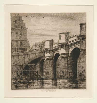 新しい橋 作： Charles Meryon